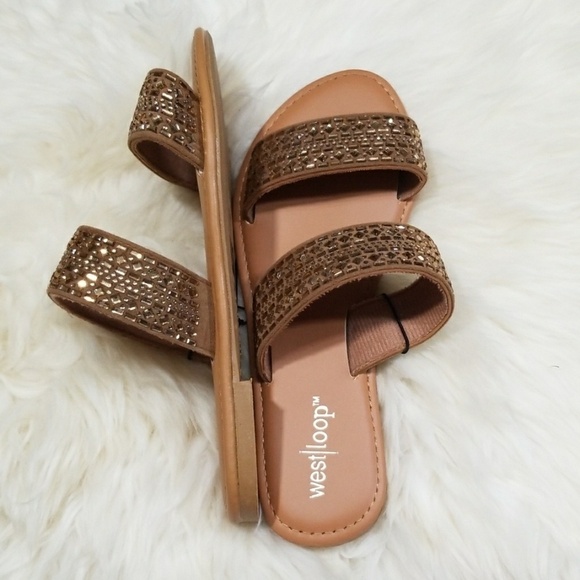 Brown Strappy Sandals - Picture 5 of 8